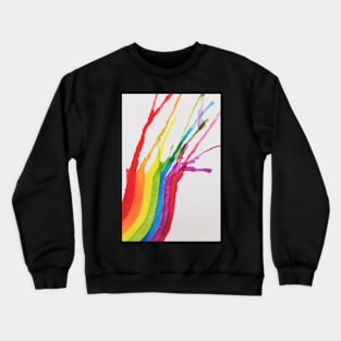 Watercolored rainbow Crewneck Sweatshirt